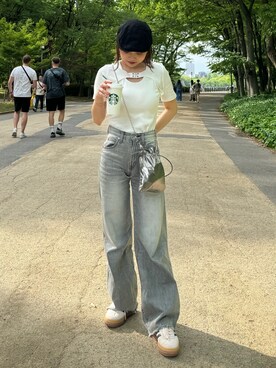 横幕学美さん（レディース・153cm）の春コーディネート