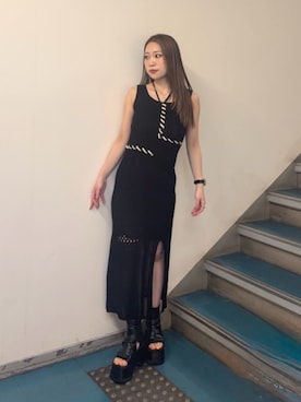 「MURUA（ムルーア）のアイテム」を使った、横幕学美さん（レディース・153cm）の夏コーディネート