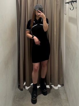 「MURUA（ムルーア）のアイテム」を使った、横幕学美さん（レディース・153cm）の春コーディネート