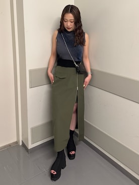 横幕学美さん（レディース・153cm）の夏コーディネート