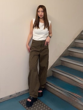 横幕学美さん(レディース・153cm)の春コーディネート