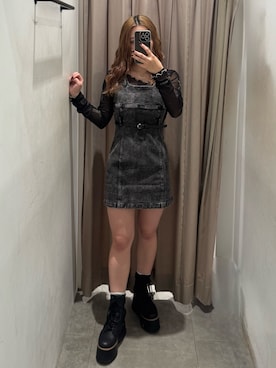 「MURUA（ムルーア）のアイテム」を使った、横幕学美さん（レディース・153cm）の秋コーディネート