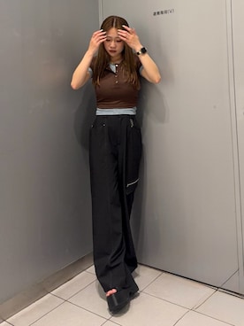横幕学美さん（レディース・153cm）の春コーディネート