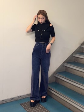 横幕学美さん(レディース・153cm)の夏コーディネート