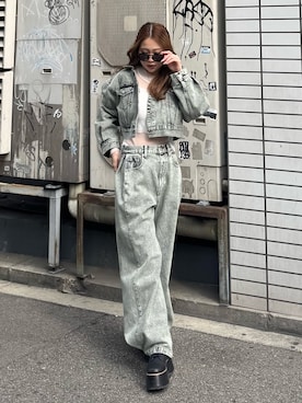 横幕学美さん（レディース・153cm）の冬コーディネート