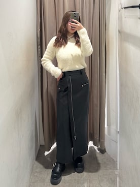 「アイテム（その他シューズ）」を使った、横幕学美さん（レディース・153cm）の冬コーディネート