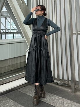 横幕学美さん（レディース・153cm）の秋コーディネート