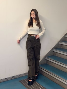 横幕学美さん(レディース・153cm)の秋コーディネート