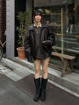 fuyukaさん（レディース・158cm）の冬コーディネート