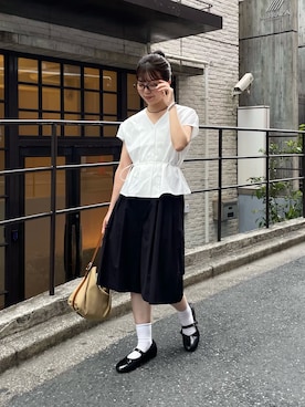 「paradigm（パラダイム）のアイテム」を使った、fuyukaさん（レディース・158cm）の夏コーディネート