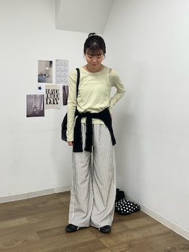 「paradigm（パラダイム）のアイテム」を使った、fuyukaさん（レディース・158cm）の春コーディネート