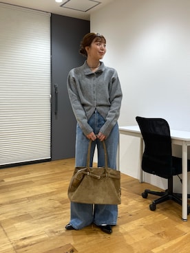 「COLONY 2139（コロニートゥーワンスリーナイン）のアイテム（トップス）」を使った、fuyukaさん（レディース・158cm）の秋コーディネート