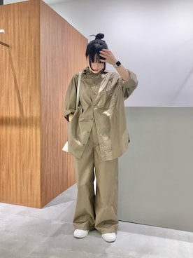 「アイテム（スリッポン）」を使った、nojiriさん（レディース・153cm）の春コーディネート