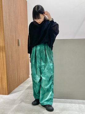 「アイテム（スリッポン）」を使った、nojiriさん（レディース・153cm）の春コーディネート