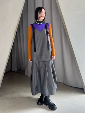 「アイテム（その他トップス）」を使った、RINKAさん（レディース・170cm）の秋コーディネート