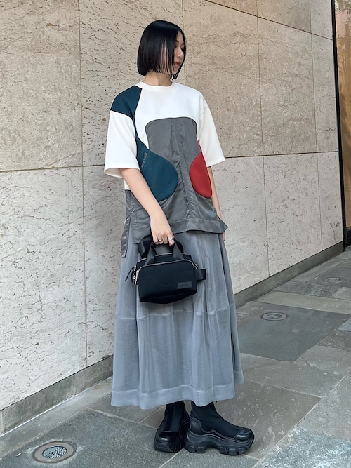 DOUBLE FACE MESH COCOON SK / ダブルフェイスメッシュコクーン