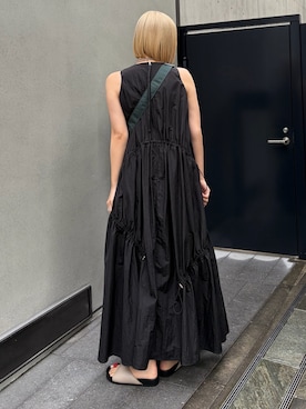 「UN3D.（アンスリード）のアイテム（バッグ）」を使った、RINKAさん（レディース・170cm）の春コーディネート