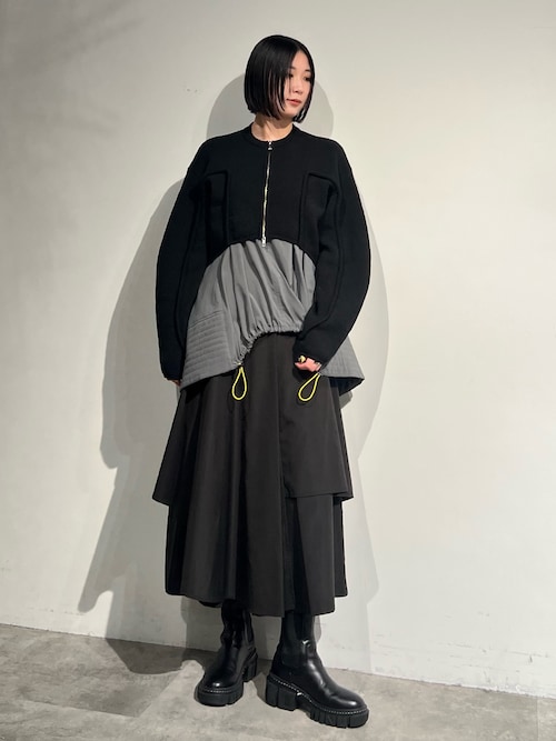 ASYMME LAYERED PT / アシメレイヤードパンツ（その他パンツ）｜UN3D