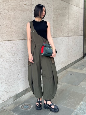 「UN3D.（アンスリード）のアイテム」を使った、RINKAさん（レディース・170cm）の春コーディネート