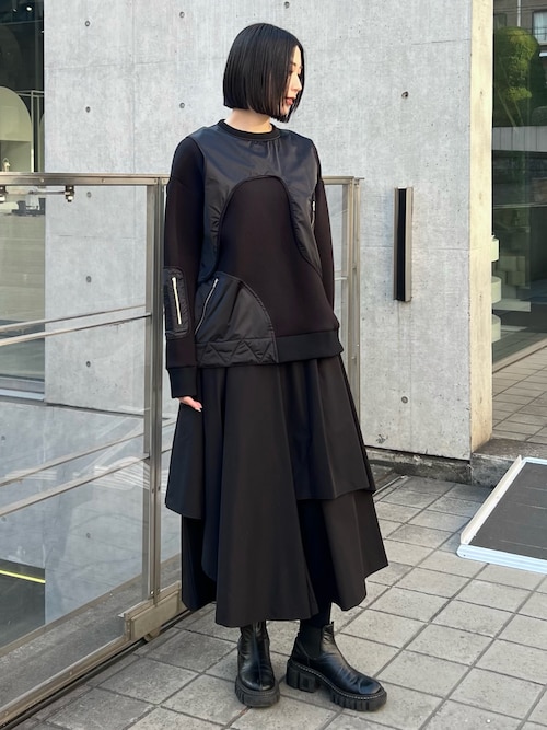 ASYMME LAYERED PT / アシメレイヤードパンツ（その他パンツ）｜UN3D