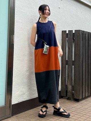 UN3D アンスリード　リボーンコクーンワンピース　ロングワンピース UN3D.（アンスリード）の「REBORN COCOON OP / リボーンコクーン