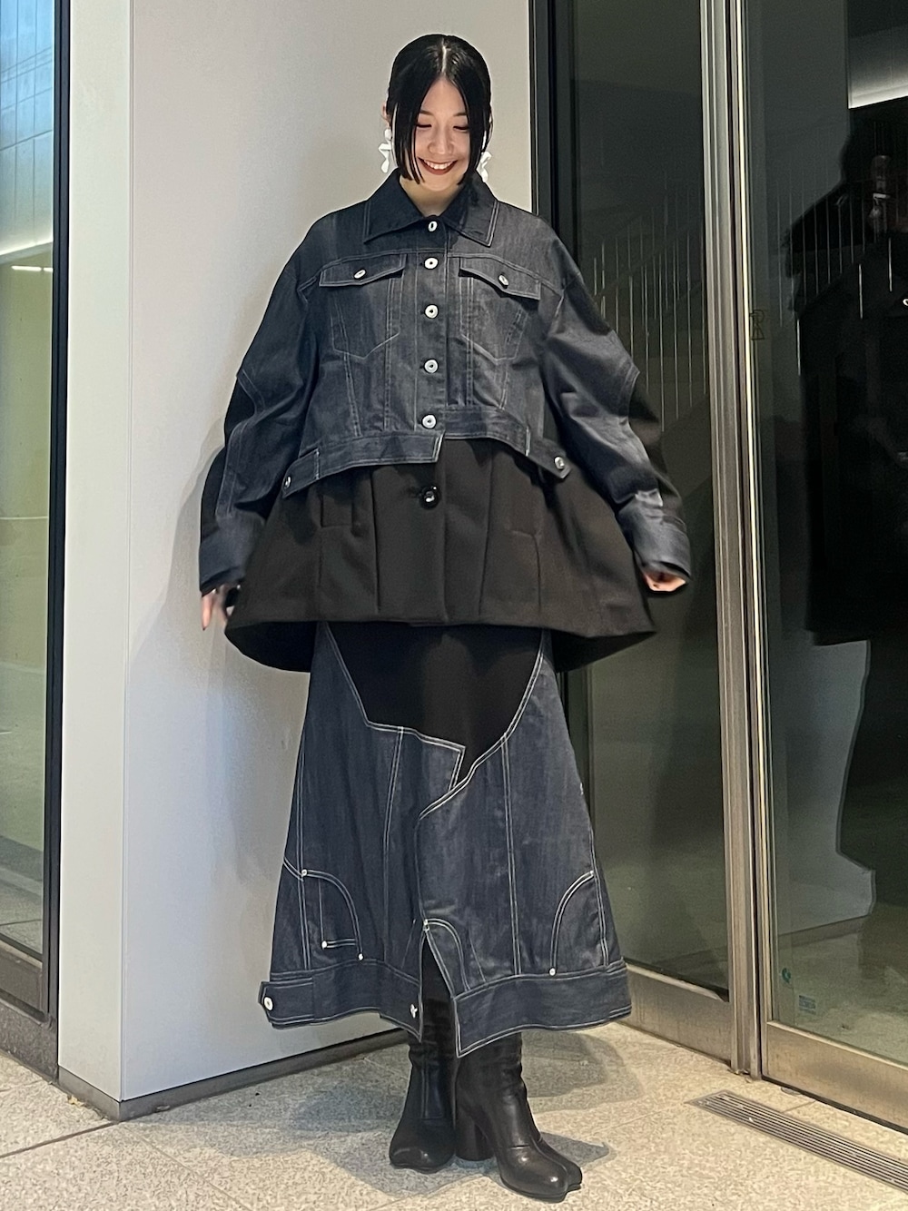 UN3D.（アンスリード）の「DENIM DETAIL DOCKING TENT CT / デニム