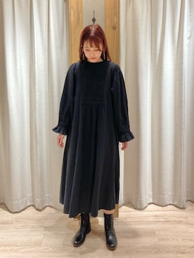 「TSUHARU by Samansa Mos2（ツハルバイサマンサモスモス）のアイテム（ブーツ）」を使った、かに。さん（レディース・166cm）の秋コーディネート