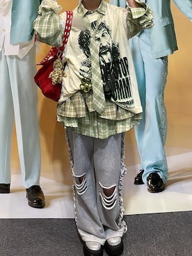 Pさん（レディース・155cm）の春コーディネート