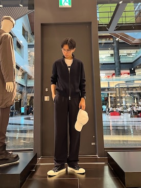 「ARMANI EXCHANGE（アルマーニエクスチェンジ）のアイテム」を使った、yu---sukeさん（メンズ・184cm）の秋コーディネート