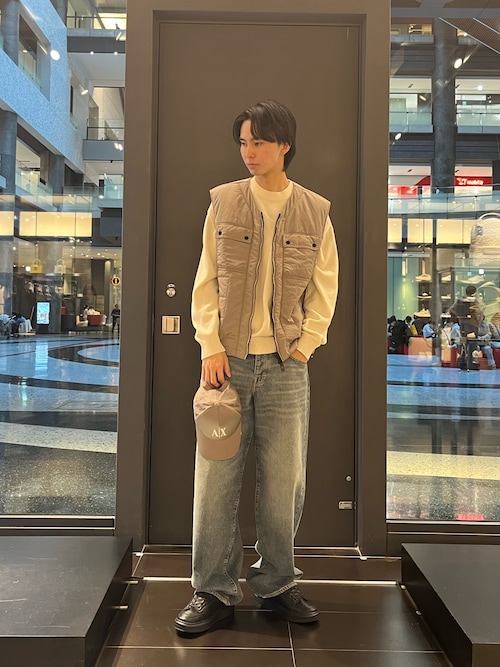 ARMANI EXCHANGE ベスト ジレ 「A|X アルマーニ エクスチェンジ