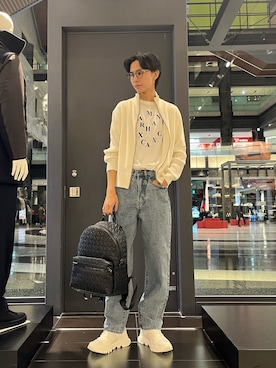 「アイテム（バックパック/リュック）」を使った、yu---sukeさん（メンズ・184cm）の秋コーディネート