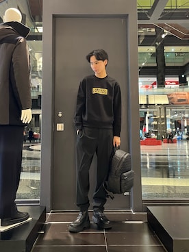 「アイテム（バックパック/リュック）」を使った、yu---sukeさん（メンズ・184cm）の秋コーディネート