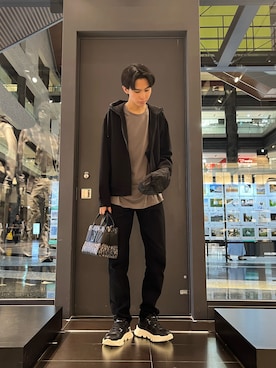 「アイテム（キャップ）」を使った、yu---sukeさん（メンズ・184cm）の秋コーディネート