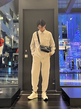 「ARMANI EXCHANGE（アルマーニエクスチェンジ）のアイテム」を使った、yu---sukeさん（メンズ・184cm）の秋コーディネート