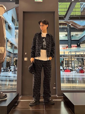 「ARMANI EXCHANGE（アルマーニエクスチェンジ）のアイテム」を使った、yu---sukeさん（メンズ・184cm）の秋コーディネート