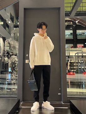 「ARMANI EXCHANGE（アルマーニエクスチェンジ）のアイテム」を使った、yu---sukeさん（メンズ・184cm）の秋コーディネート
