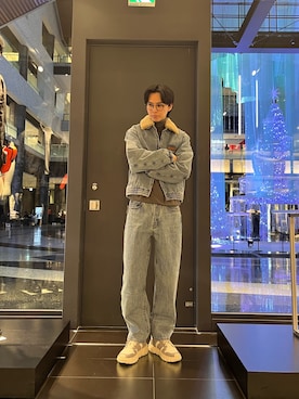 「ARMANI EXCHANGE（アルマーニエクスチェンジ）のアイテム」を使った、yu---sukeさん（メンズ・184cm）の秋コーディネート