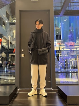 「ARMANI EXCHANGE（アルマーニエクスチェンジ）のアイテム」を使った、yu---sukeさん（メンズ・184cm）の秋コーディネート