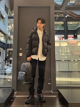 「アイテム（バックパック/リュック）」を使った、yu---sukeさん（メンズ・184cm）の秋コーディネート