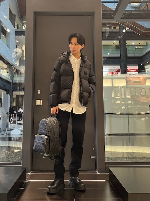 A|X アルマーニ エクスチェンジ】ICON フーデッドダウン