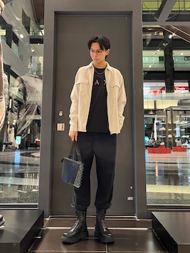 y様♡ARMANI EXCHANGE　上下コーデ　袖ロゴラインが激かわ♡　コーデ 1657600446.jpg