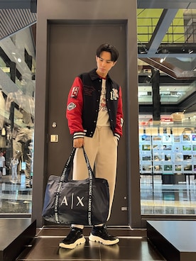 「ジョガーパンツ」｜yu---sukeさん（メンズ・184cm）の秋コーディネート