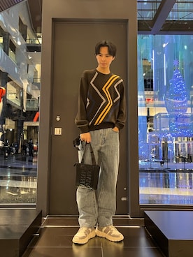 「ARMANI EXCHANGE（アルマーニエクスチェンジ）のアイテム」を使った、yu---sukeさん（メンズ・184cm）の秋コーディネート