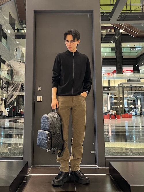 A|X アルマーニ エクスチェンジ】ヴィスコースミックス ジップアップ