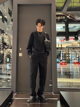 「アイテム（ボディバッグ/ウエストポーチ）」を使った、yu---sukeさん（メンズ・184cm）の秋コーディネート