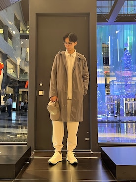 「ARMANI EXCHANGE（アルマーニエクスチェンジ）のアイテム」を使った、yu---sukeさん（メンズ・184cm）の秋コーディネート