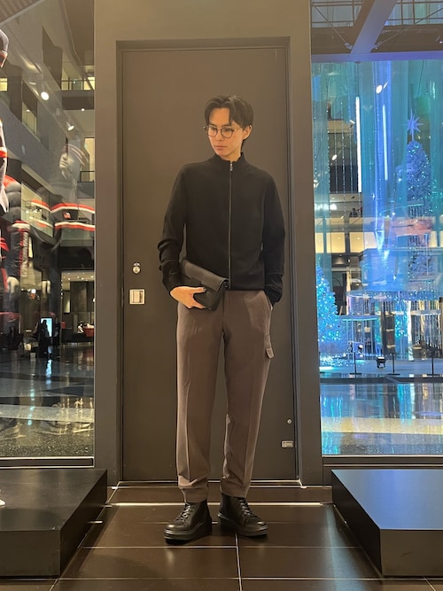 ARMANI EXCHANGE　アルマーニ　カーテガン　ニット　ダブルジップ ARMANI EXCHANGE アルマーニ エクスチェンジ ジップアップ ニット