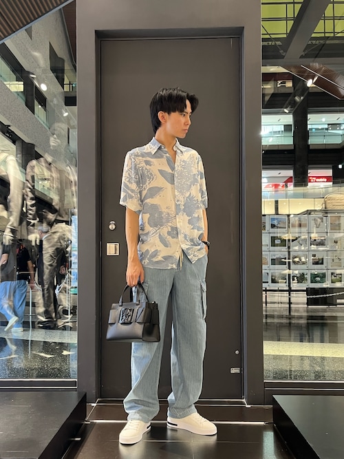 セール】【A|X アルマーニ エクスチェンジ】ヘリンボーンデニム カーゴ