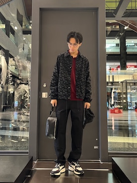 「アイテム（キャップ）」を使った、yu---sukeさん（メンズ・184cm）の秋コーディネート