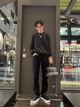 「アイテム（ハンドバッグ）」を使った、yu---sukeさん（メンズ・184cm）の秋コーディネート